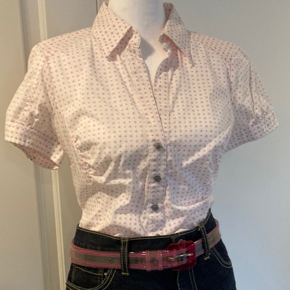 Express Cotton Blend Blouse - Picture 2 of 10